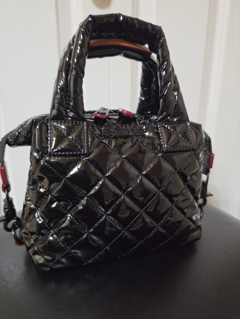 MZ Wallace Black Lacquer Micro Sutton